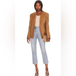AGOLDE Riley High Rise Straight Crop Jean
